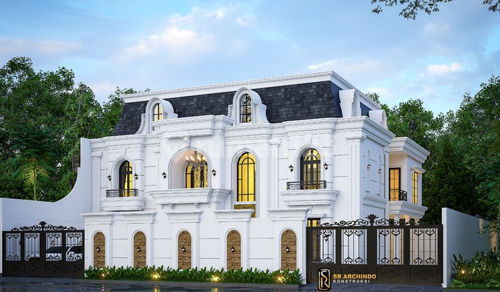 Rumah Baru dan Mewah dengan Design American Classic di Jatipadang, Jakarta Selatan