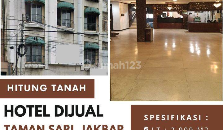 TURUN HARGA,, MURAH SEKALI,,, Dibawah harga NJOP, Gedung Hotel 4 Lantai di Jl. Sukohardjo Wiryopranoto, Taman Sari, Jakarta Barat 1