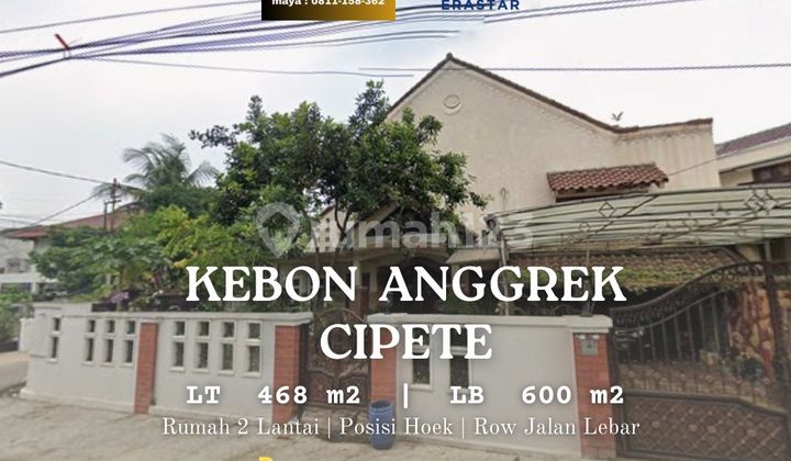 Cipete Cilandak House, Corner Position, Wide Road, South Jakarta