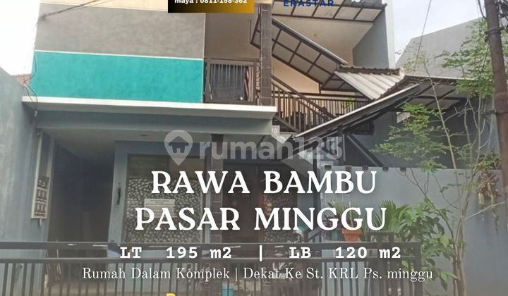 House in a Complex with Access to KRL Train Pasar Minggu, South Jakarta