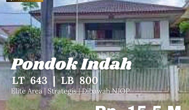 Dijual Rumah Pondok Indah Jakarta Selatan Harga Investor  1