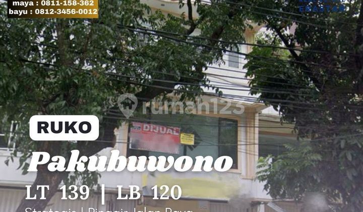 Ruko harga investor di Pakubuwono Kebayoran Baru Jakarta  1