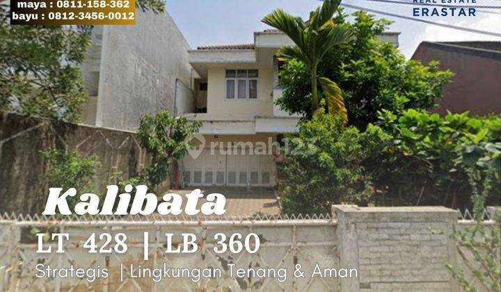 Rumah Luas harga investor Kalibata Pancoran Jakarta Selatan  1