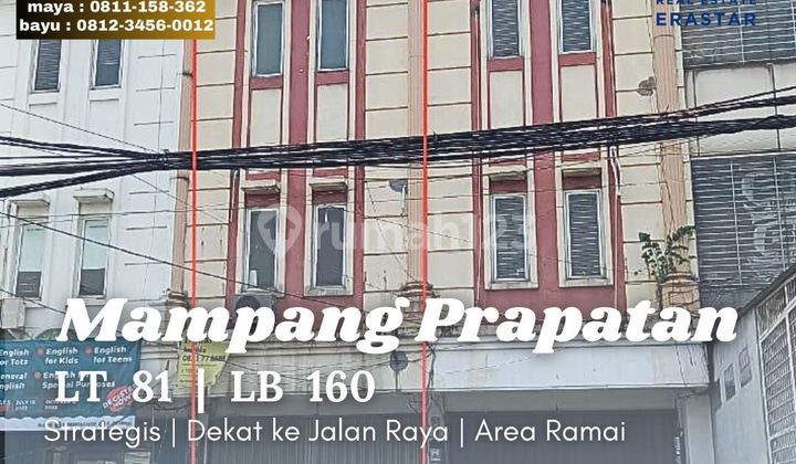 Ruko Mampang Prapatan harga investor  jakarta selatan  1