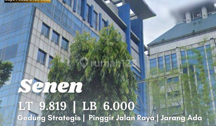 Gedung di senen jakarta utara strategis pinggir jalan raya 1