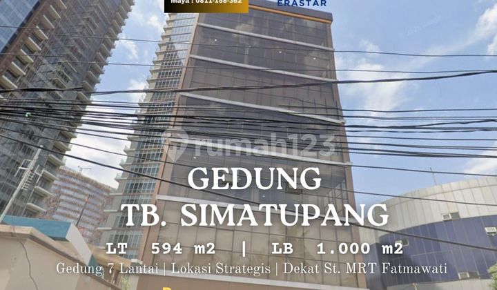 7-Story Building Excellent Access Strategic Location Near MRT South Jakarta
