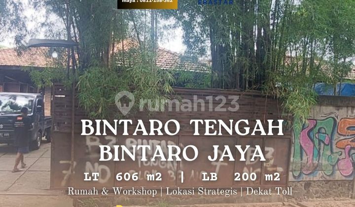 Dijual Rumah Tanah Luas Bintaro Jakarta Selatan Harga Terbaik