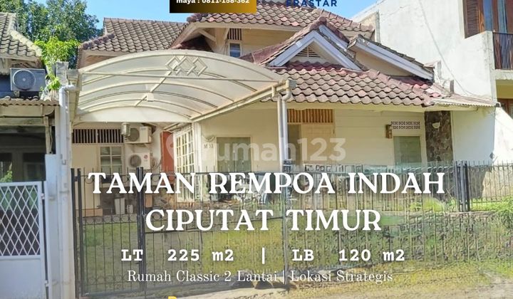 Rumah Rempoa Ciputat Akses Mudah 1