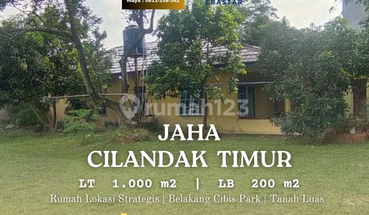 Land Area 1000 Meters, Cilandak Pasar Minggu, South Jakarta