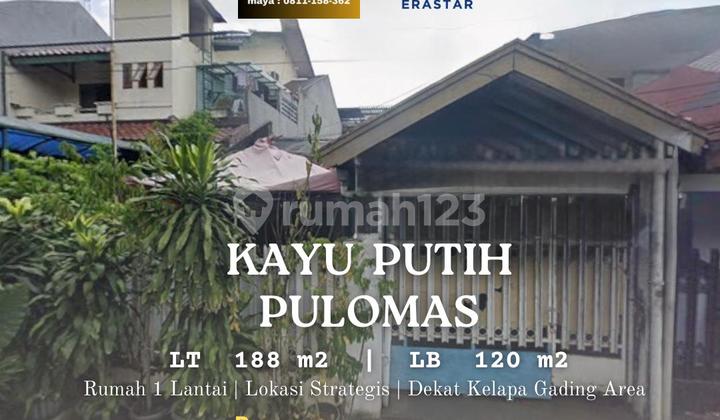 Rumah Pulogadung Akses Strategis Dekat Kelapa Gading Jakarta Utara