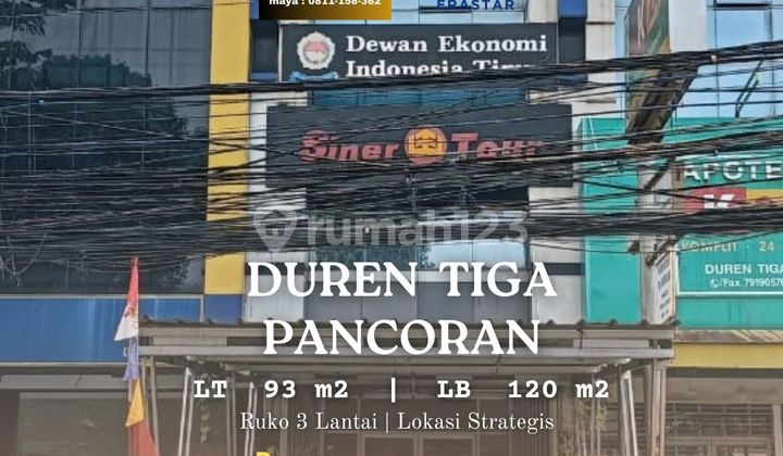 Dijual Ruko Duren Tiga Pancoran Jakarta Selatan Dijual Ruko Duren Tiga Pancoran Jakarta Selatan