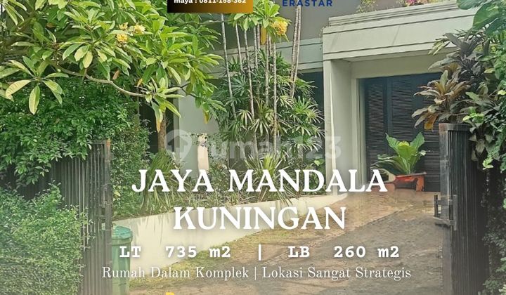 Rumah Strategis Jaya Mandala Tebet Jakarta Selatan