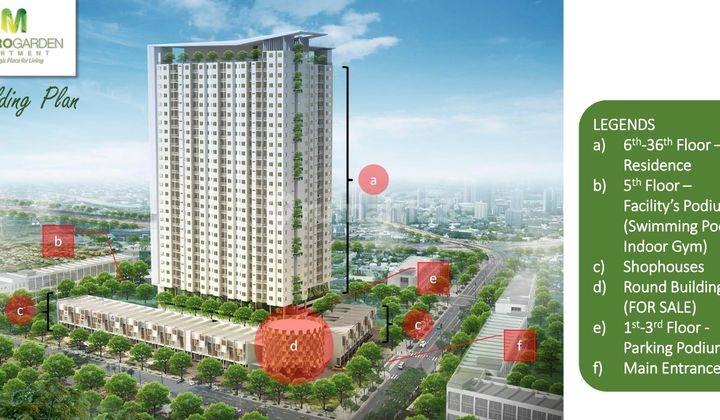 Apartment Metro Garden, murah, strategis, dekat jalan tol 2