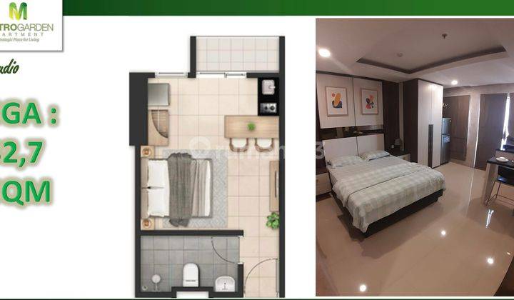 Apartment Metro Garden, murah, strategis, dekat jalan tol 5