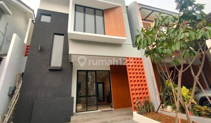 Rumah Cluster di Nusa Loka BSD Baru Desain Interior  1