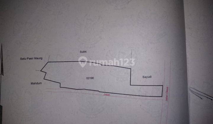 Dijual Lahan Ds Pasir Maung, Parung, Dekat Perumahan Forrest Hill 2