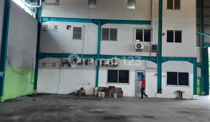 Gudang Dijual Cibitung Pinggir Jalan Raya Bangunan Baja 1