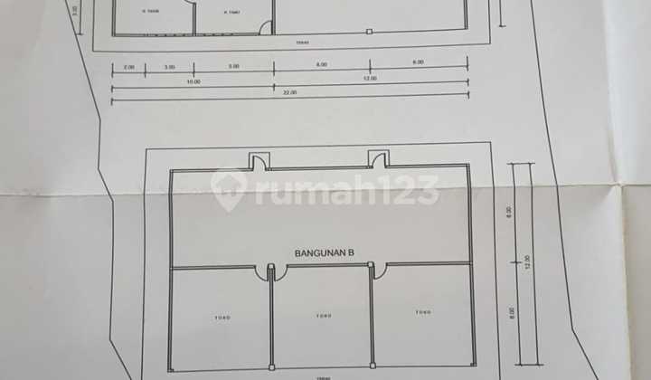 Jual 2 Gedung Ruang Usaha Ex Kampus, Lokasi Strateegis di Cipageran Cimahi Utara