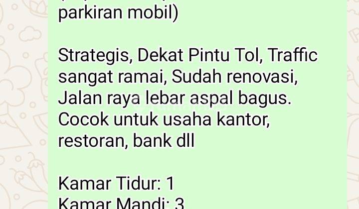 Ruko Strategis Di Jl Thamrin Tangerang Dekat Sekali Pintu Tol & Mall 2