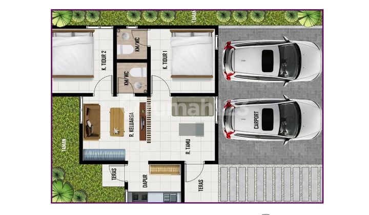 RUMAH BERKUALITAS, SITEPLAN RAPI AREA SOLO BARAT 2
