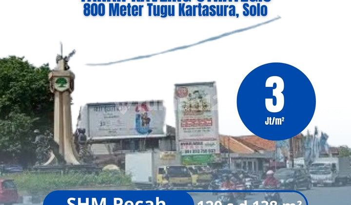 Dijual Tanah SHM Solo Barat, Cocok Bangun Rumah Dan Invest 1