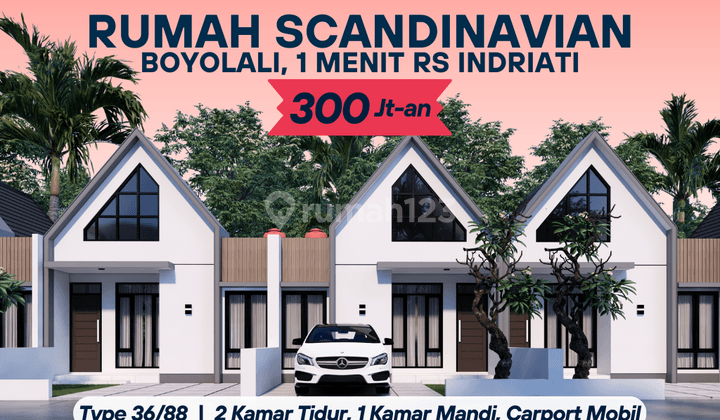Rumah Dekat Pemkab Baru Model Scandinavian Bayar Bertahap 1