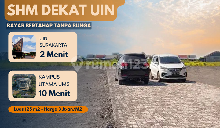 SHM Kavling Pekarangan Solo Barat, Bayar Tempo Fleksibel 1