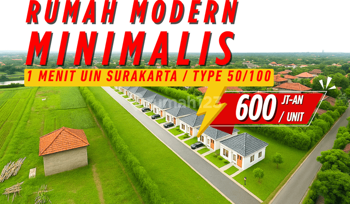 Rumah Dekat UIN dan UMS Berkualitas Legalitas Komplit 1