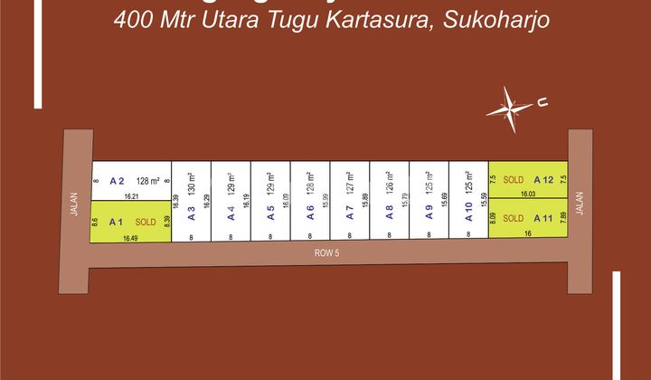 Tanah SHM Solo Barat Bisa Bayar Bertahap Dekat UMS-UIN 2