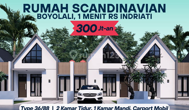 Rumah Boyolali, Dekat RS Indriati area Kota SHM + PBG 1