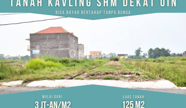 Tanah 96m2 Solo Barat, Dekat UIN, Aman & Ramai Kost 2