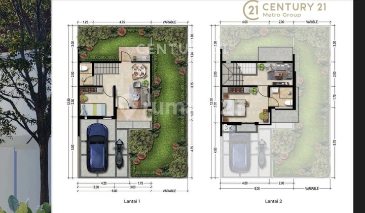 Rumah Hook Eksklusif Cluster Lavesh Harapan Indah Turun Harga 2