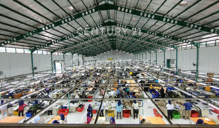 Dijual Pabrik Garment Gunung Sindur Bogor