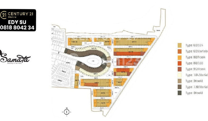 Di Jual Hunian Modern Di Harapan Indah Samata Turun Harga 29-32%