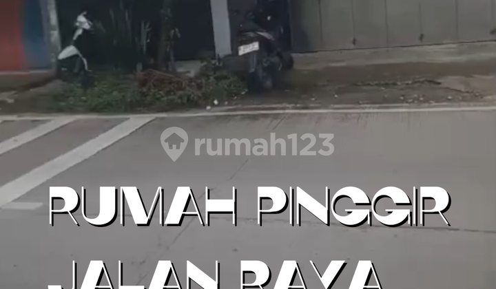Murah Jual Cepat Nego Rumah Pinggir Jalan Raya Cibodas Tangerang Kota