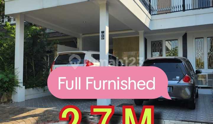 Full Furnished Rumah Kotawisata Cibubur 2lt Siap Huni Bebas Banjir