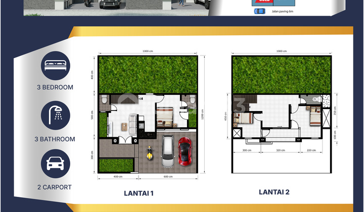 Free Biaya Akad, Rumah, 2 Lantai, SHM, bisa Cicilan Bertahap Free Biaya Akad, Rumah, 2 Lantai, SHM, bisa Cicilan Bertahap