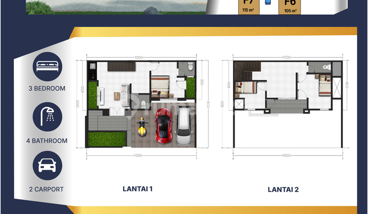 Free BPHTB, Rumah, 2 Lantai, SHM, bisa Cicilan Bertahap Free BPHTB, Rumah, 2 Lantai, SHM, bisa Cicilan Bertahap