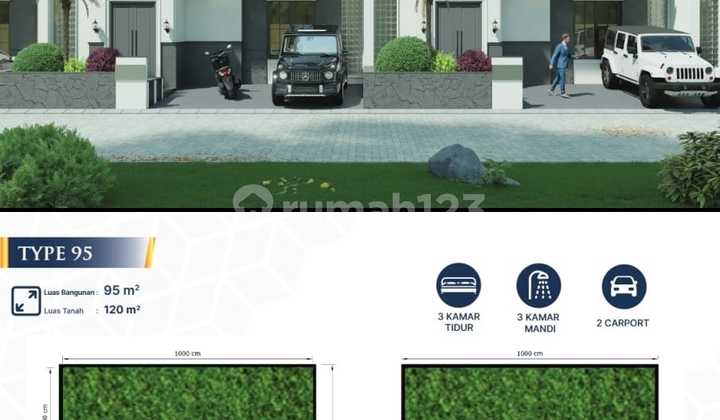 Free Biaya Notaris, Rumah, 2 Lantai, SHM, bisa Cicilan Bertahap Free Biaya Notaris, Rumah, 2 Lantai, SHM, bisa Cicilan Bertahap