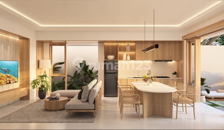 Komplek Rumah Eksklusif dengan Pemandangan Sawah di Renon 2