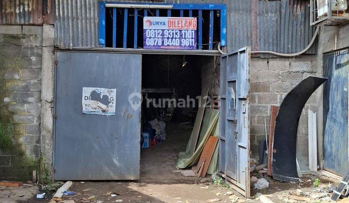Dijual Cepat Tanah dapat Bonus Bangunan Semi Permanent Workshop Mebel di Duren Sawit 1