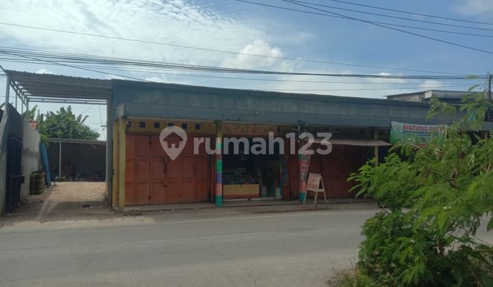 For Rent Land with Small Warehouse in Mauk, Tangerang