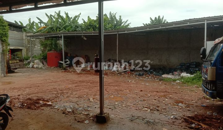 For Rent Land with Small Warehouse in Mauk, Tangerang