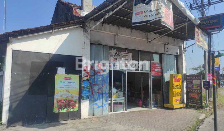 Rumah beserta gudang berlokasi strategis pinggir jalan raya magelang jogja 1
