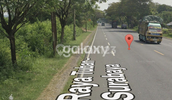 Tanah Tuban Jawa Timur Jalan Raya Propinsi Cocok Utk Industri
