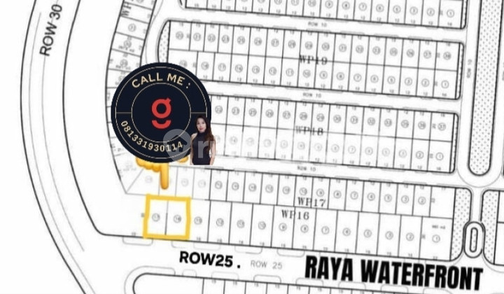 Tanah Raya Waterfront Citraland Dekat Ciputra University dan Hospital