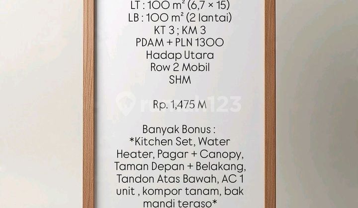 For Sale: New Semi-Furnished House in Wisma Bungurasih, Strategic Location 1