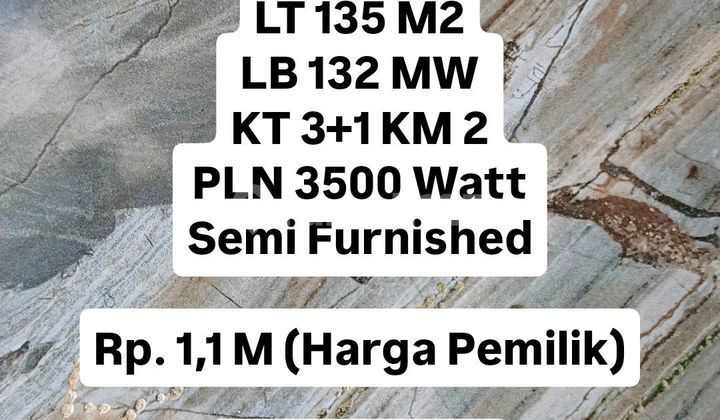 Dijual Rumah Semi Furnished Graha Tirta Waru 1