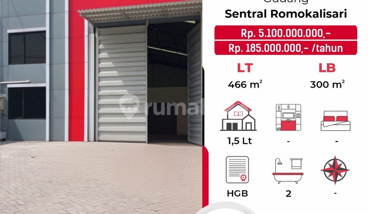 Disewakan Gudang Bersih Dijual Gudang Di Romokalisari Di Benowo