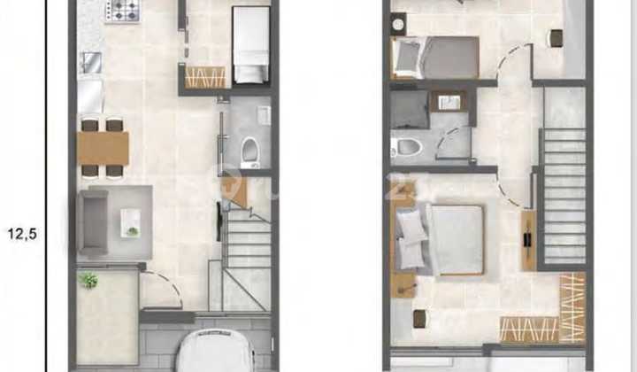 Rumah Pik 2 Milenial 4.5X12.5m - Cluster California bisa KPR